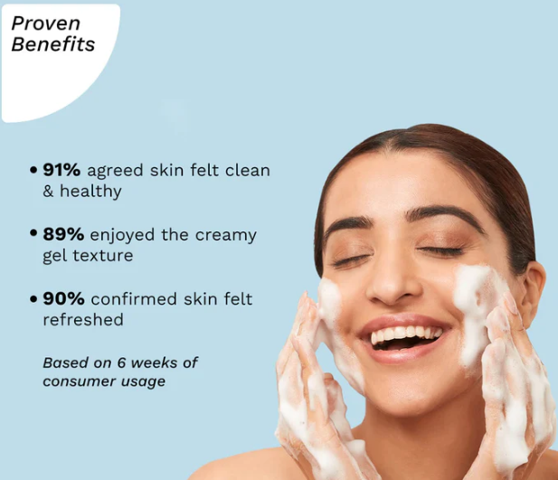 PILGRIM VOLCANIC LAVA ASH FACE WASH 100ML -WITH YUGDUGU & WHITE LOTUS