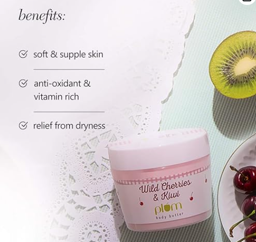 Plum Body Butter - Wild Cherries & Kiwi (200gm)