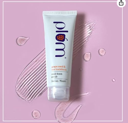 Plum Grape Seed & Sea Buckthorn Mild Foam Scrub (75ml)