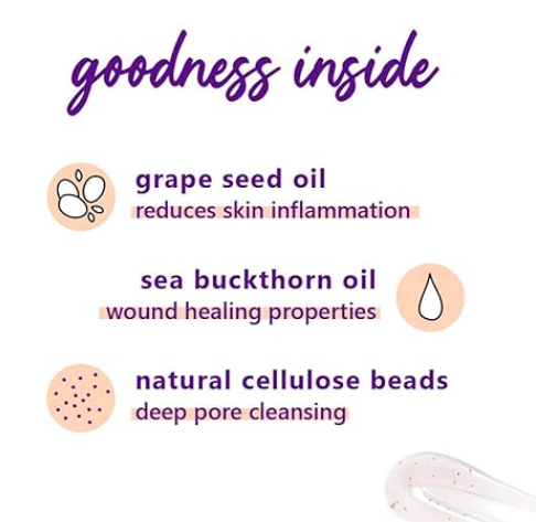 Plum Grape Seed & Sea Buckthorn Mild Foam Scrub (75ml) Plum