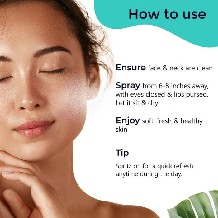 PILGRIM WHITE LOTUS NATURAL FACE MIST & TONER 100ML -WITH CAMELA & WHICH HAZEL