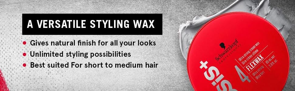 Schwarzkopf Professional Osis+ Flexwax Ultra Strong Cream Wax (85ml)