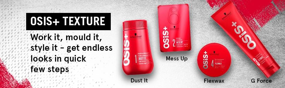 Schwarzkopf Professional Osis+ Flexwax Ultra Strong Cream Wax (85ml)