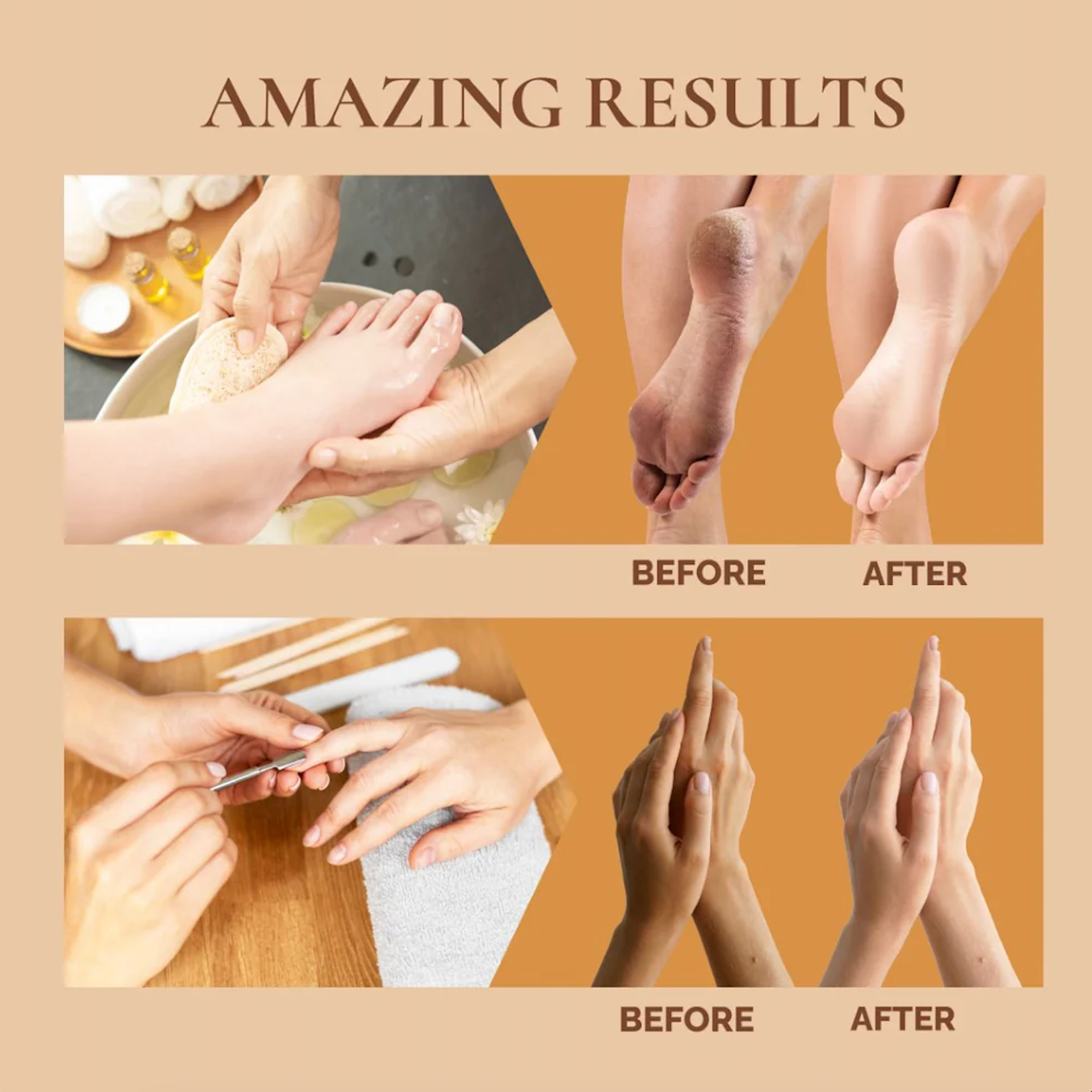 Vedic Valley Brightening Mani Pedi Kit with Musk Melon MINTREE