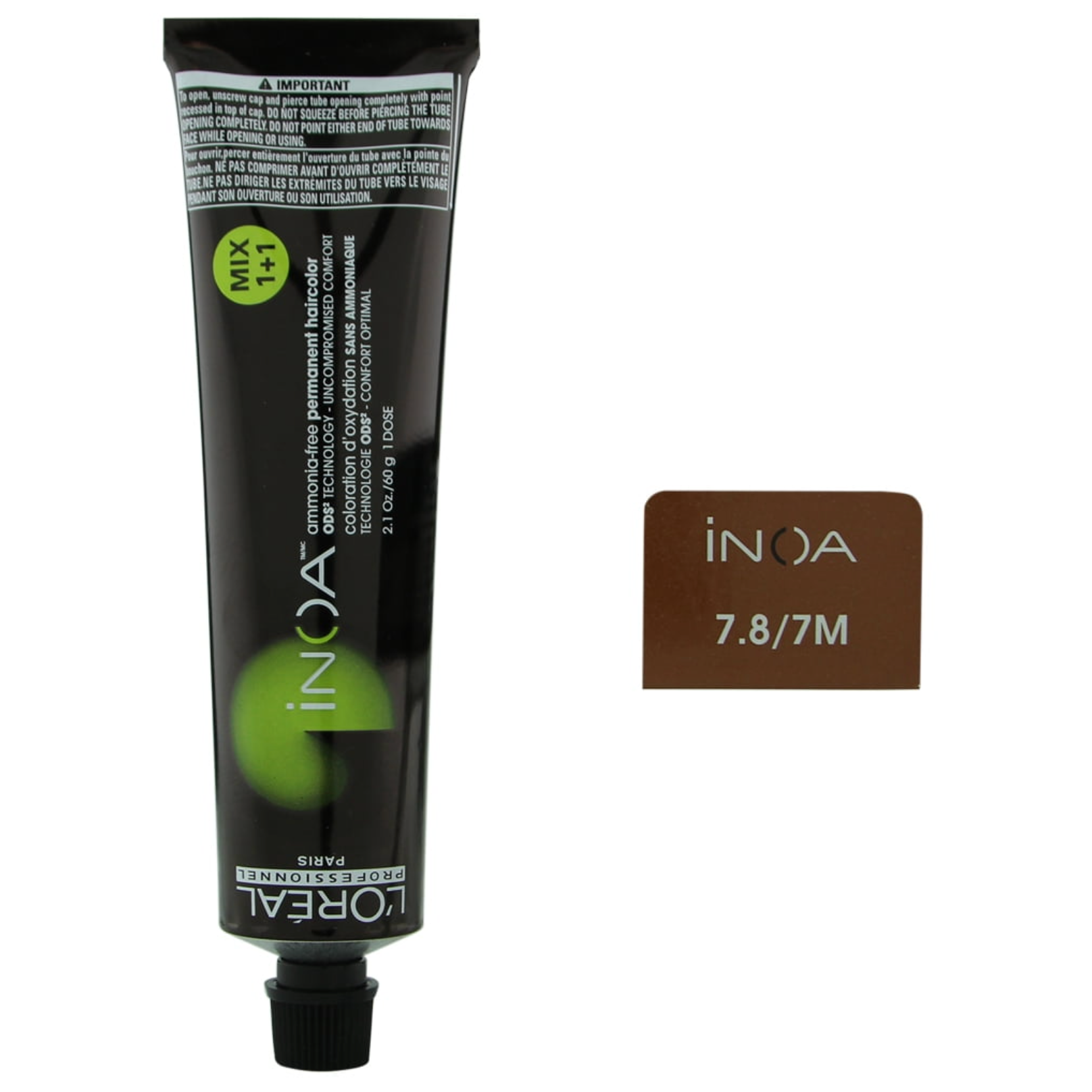L'oreal Professionnel Paris INOA Ammonia-free Permanent Hair Color - 7.8 - Niram Global Private Limited