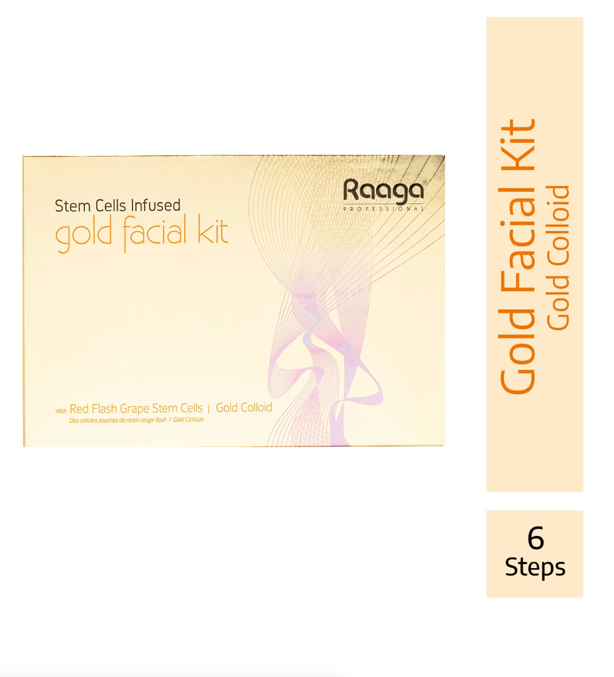 Stem cells infused gold facial kit"
