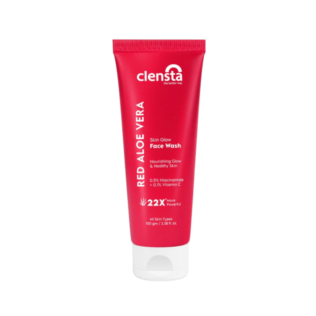 clensta_red_aloe_vera_skin_glow_face_wash_100ml_0501_vitamin_c_22x_more_powerfull