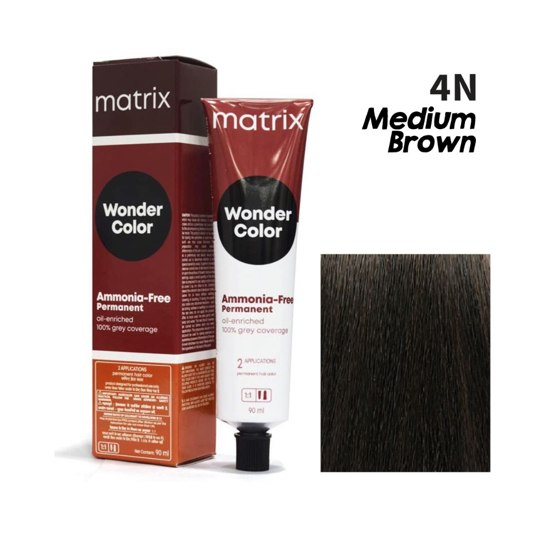Matrix Wonder Color Ammonia Free 4N (Medium Brown) - Niram Global Private Limited