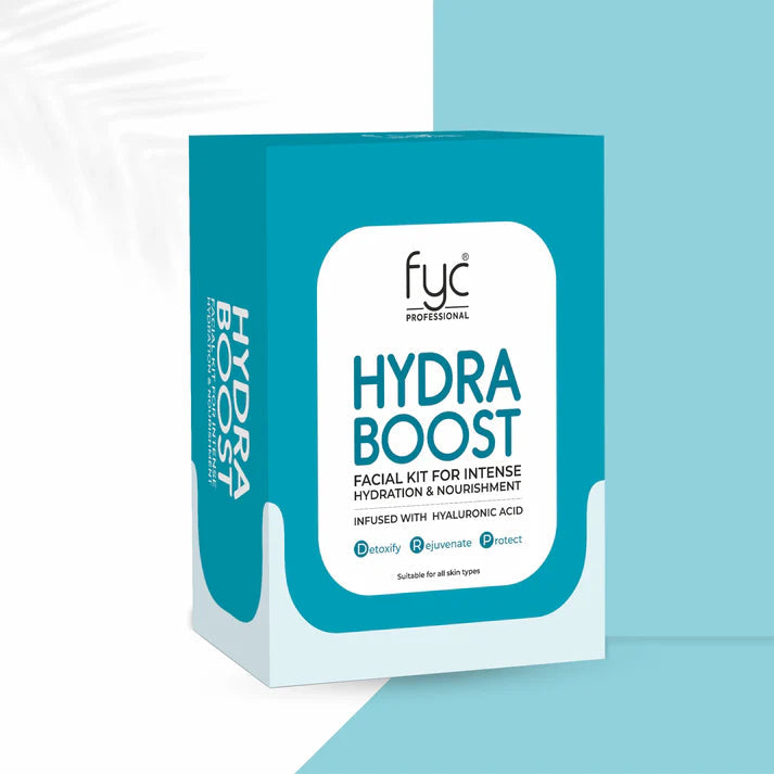 Fyc Professional HydraBoost Facial Kit Pouch 8 Step Facial Kit - 5 Kit Pouch (183gm x 5) Fyc