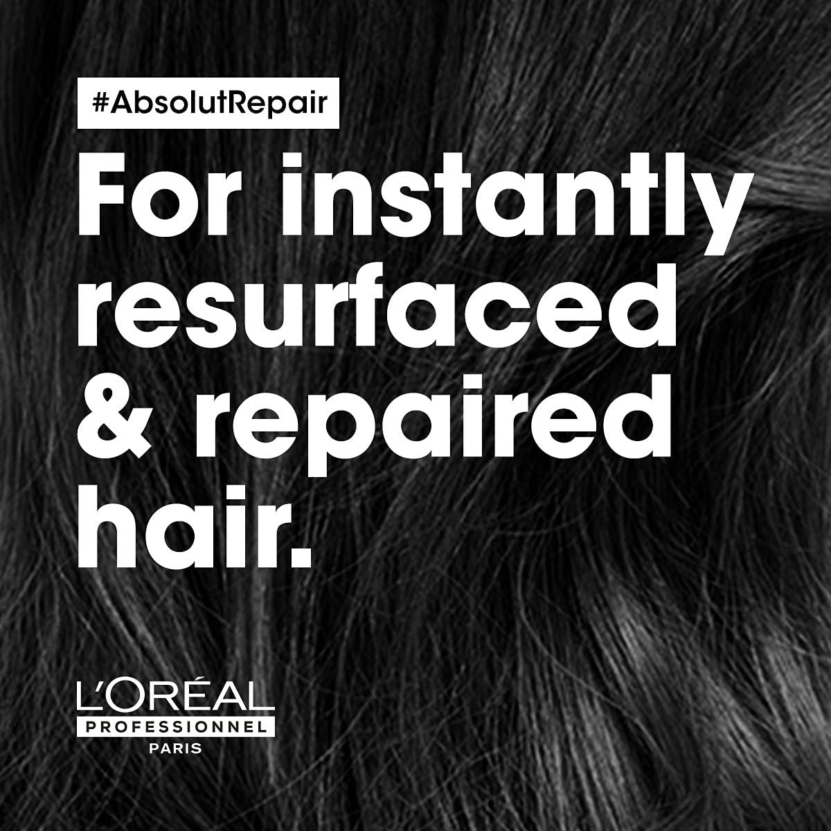 L'Oréal Professionnel Absolut Repair Shampoo With Protein And Gold Quinoa For Dry And Damaged Hair, Serie Expert, 300Ml - Niram Global Private Limited