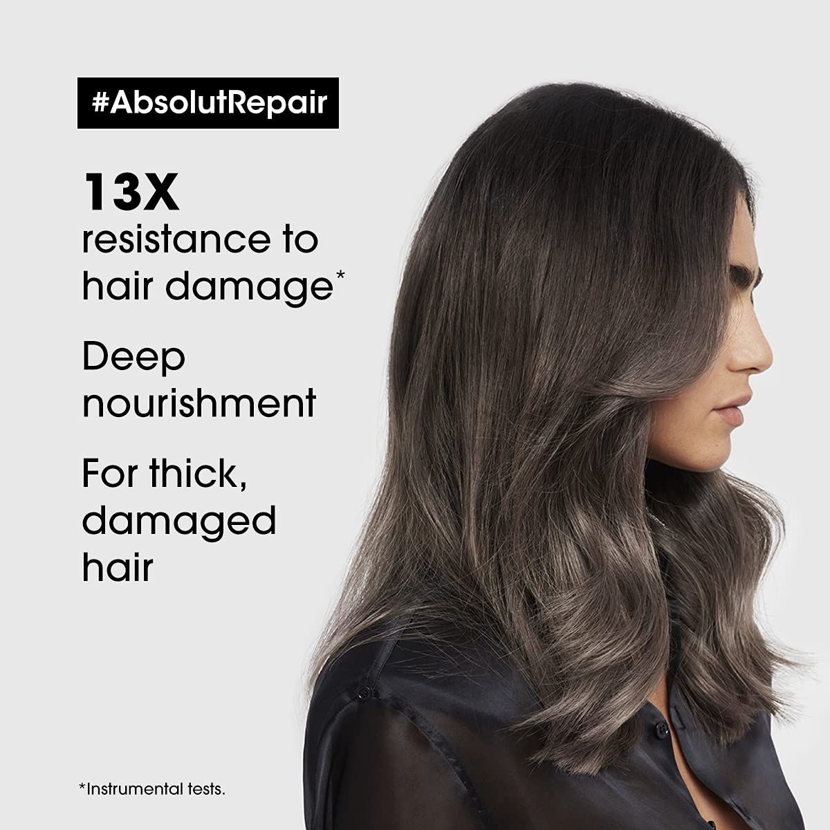 L'Oréal Professionnel Absolut Repair Shampoo With Protein And Gold Quinoa For Dry And Damaged Hair, Serie Expert, 300Ml - Niram Global Private Limited