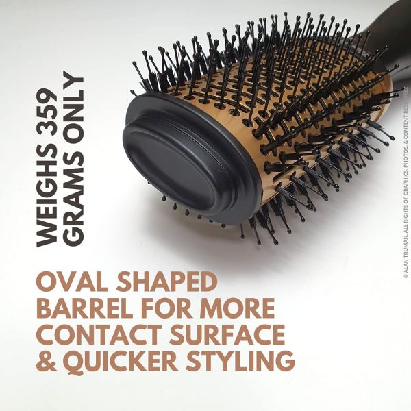 Alan Truman The Blow Brush - Gray & Gold Ceramic - (1PC) - Niram Global Private Limited