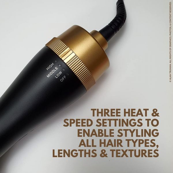 Alan Truman The Blow Brush - Gray & Gold Ceramic - (1PC) - Niram Global Private Limited