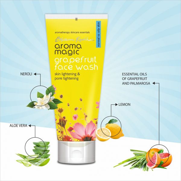 Aroma Magic Grape Fruit Face Wash (100ml) - Niram Global Private Limited