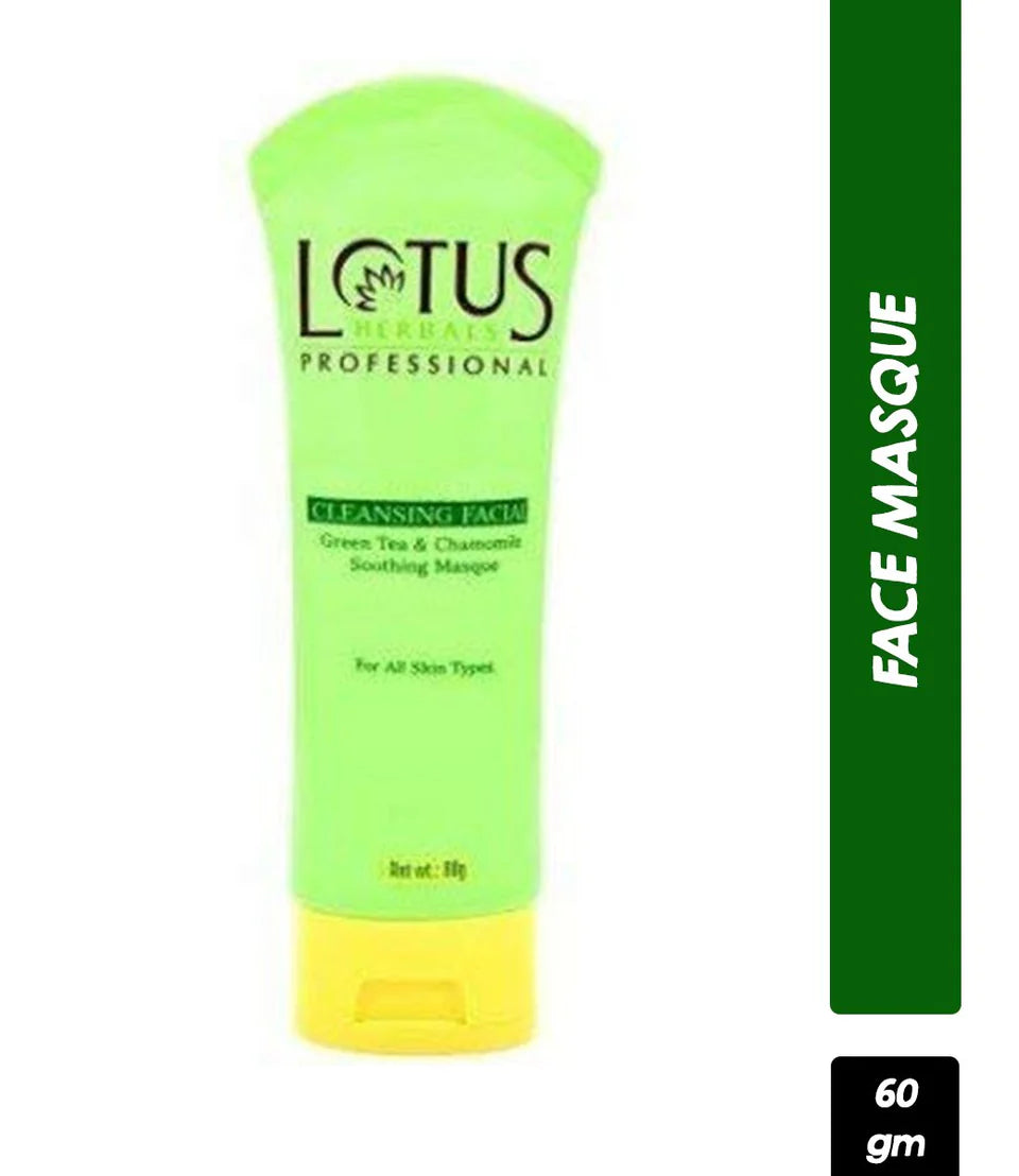 Lotus Professional Cleansing Facial Soothing Masque - Green Tea & Chamomile (60gm) Lotus Professional