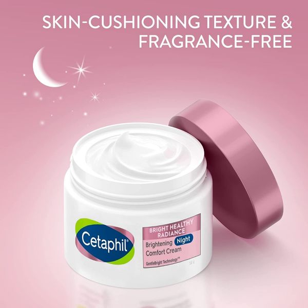 Cetaphil Brightening Night Comfort Cream - 50 g| For Dark Spots - Niram Global Private Limited