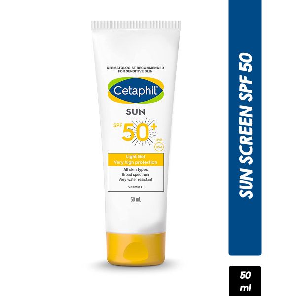 Cetaphil Sun SPF 50 Light Gel Very High Protection (50ml) - Niram Global Private Limited