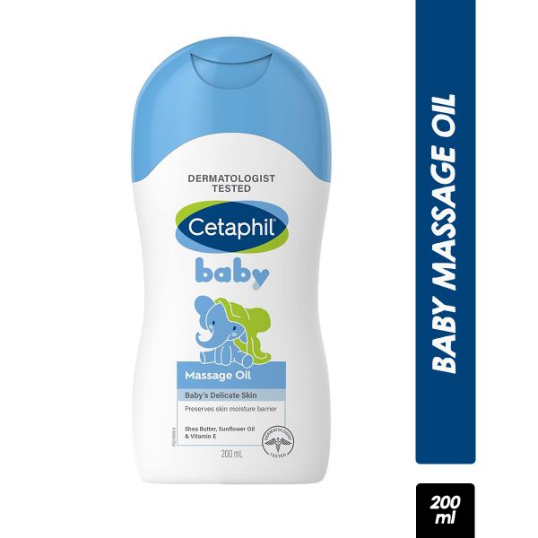 Cetaphil Baby Massage Oil With Shea Butter (200ml) - Niram Global Private Limited