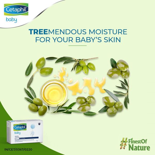 Cetaphil Baby Mild Bar 75gm, Kids Soap for Bath, White, Medium - Niram Global Private Limited