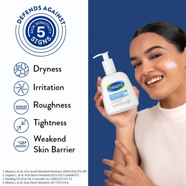 Cetaphil Hydrating Foaming Cream Cleanser for All skin types with Niacinamide and Aloevera (236ml) - Niram Global Private Limited