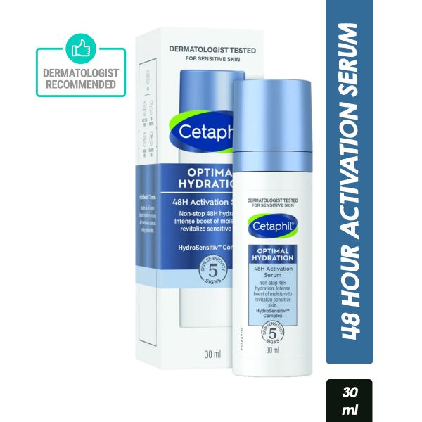 Cetaphil Optimal Hydration Activation Serum With Hyaluronic Acid + Vitamin E For Dehydrated Skin (30ml) - Niram Global Private Limited