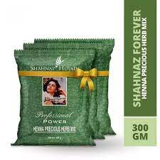 Shahnaz Husain professional powder henna precious herb mix -multi pack 3*100g
