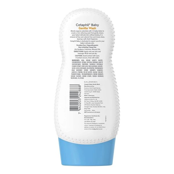 Cetaphil Baby Gentle Wash With Organic Calendula (230ml) - Niram Global Private Limited