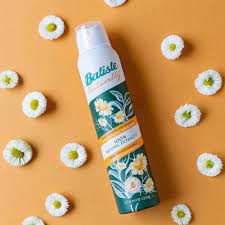 Batiste naturally plant powered dry shampoo 200ml -green tea & chamomile