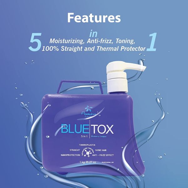 Floractive Professional Bluetox 5 in 1 Blueberry Complex - Taninoplastia (1000ml) - Niram Global Private Limited