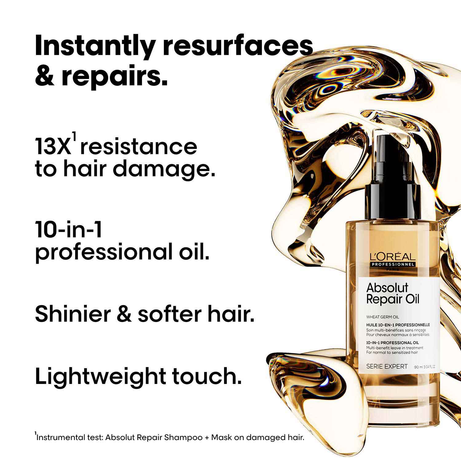 Loreal Professional ABSOLUT REPAIR 10-IN-1 OIL - Niram Global Private Limited