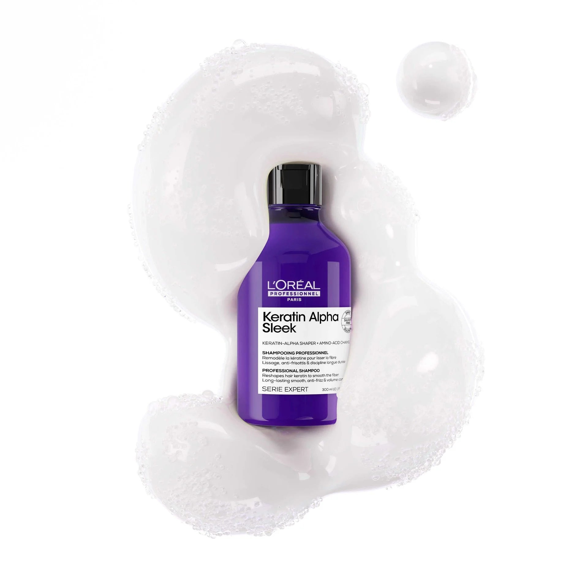 L'Oréal Professionnel Keratin Alpha Sleek Sulfate-Free Shampoo 300ml Loreal Professional