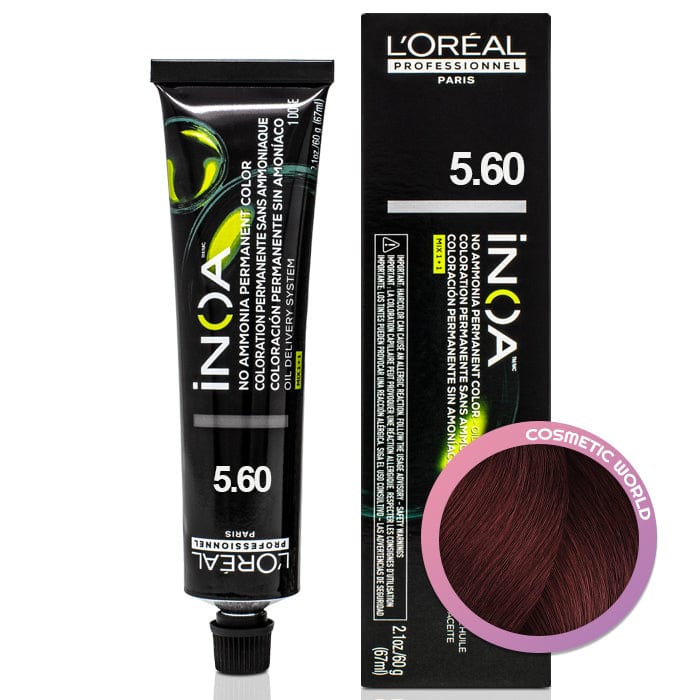 LOREAL Professionnel Hair Color Inoa No 5.60 – Intense Light Red Brown - Niram Global Private Limited