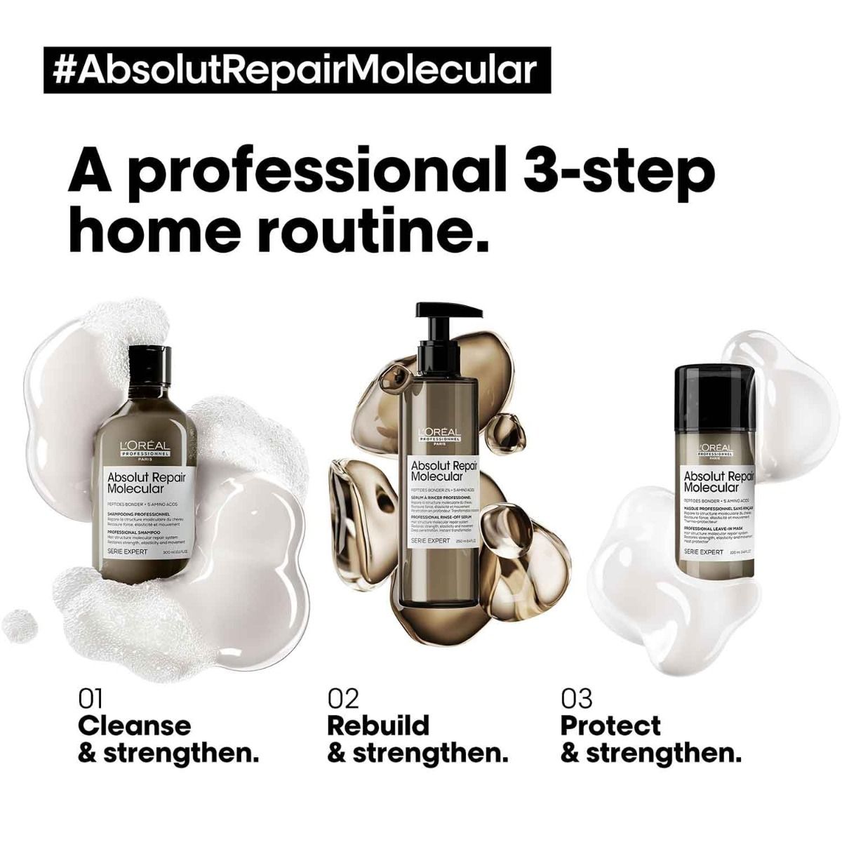 L'Oreal Absolute Repair Molecular Leave-In Mask 100ml
