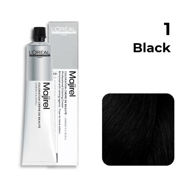LOREAL PARIS HAIR COLOUR MAJIREL 1 BLACK - Niram Global Private Limited