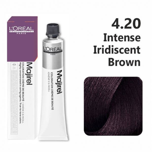 L'oreal Professionnel Paris Majirel - 4.20 (Intense Iridiscent Brown) - Niram Global Private Limited