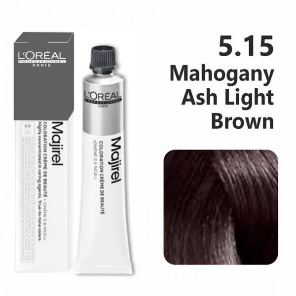 L'oreal Professionnel Paris Majirel - 5.15 (Mahogany Ash Light Brown) - Niram Global Private Limited
