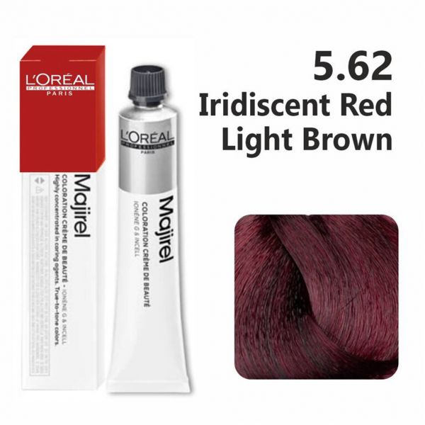 L'oreal Professionnel Paris Majirel - 5.62 (Iridiscent Red Light Blonde) - Niram Global Private Limited