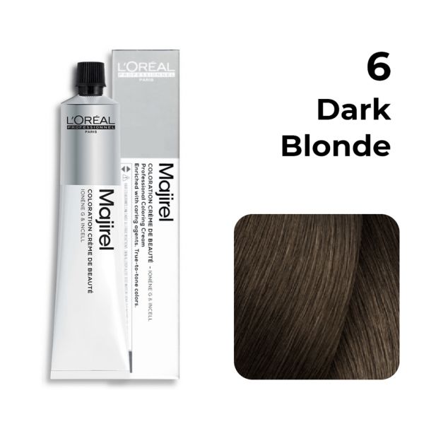 L'oreal Professionnel Paris Majirel - 6 (Dark Blonde) - Niram Global Private Limited