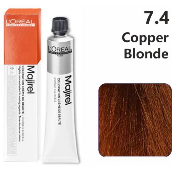 L'oreal Professionnel Paris Majirel - 7.4 (Copper Blonde) - Niram Global Private Limited