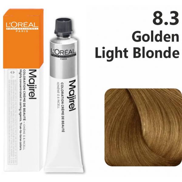 L'oreal Professionnel Paris Majirel - 8.3 (Golden Light Blonde) - Niram Global Private Limited