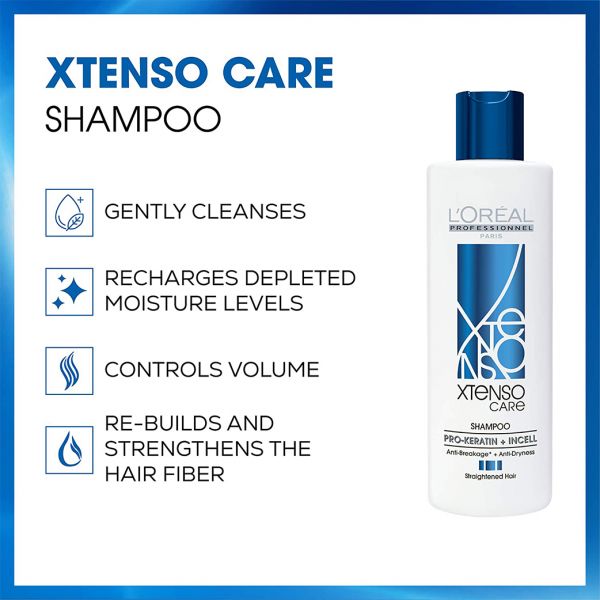 L'Oreal Professionnel X-Tenso Care Pro-Keratine Shampoo (250ml) - Niram Global Private Limited