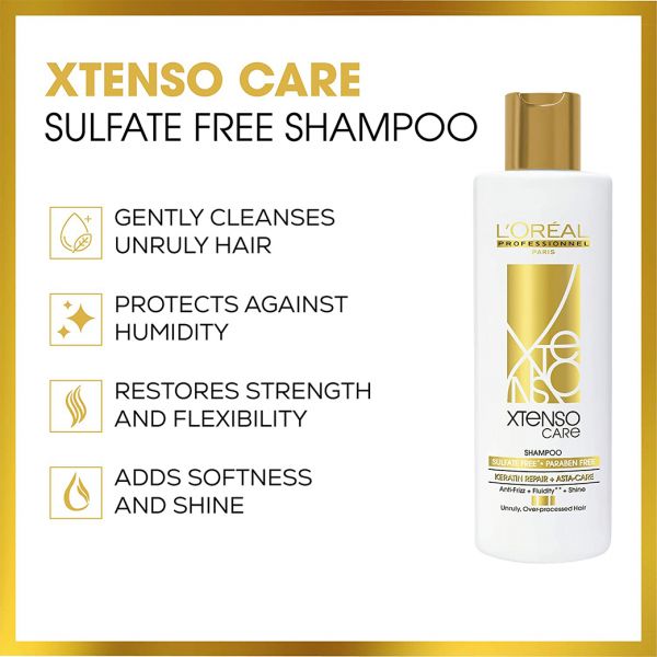 L'Oreal Professionnel Xtenso Care Sulfate Free Shampoo (250ml) - Niram Global Private Limited