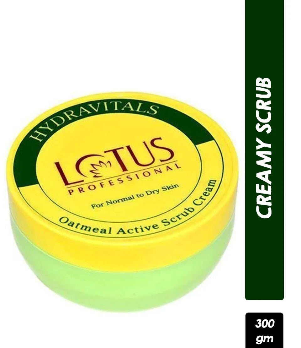 Lotus Professional Hydravitals Oatmeal Active Scrub Cream (260gm) Lotus Professional