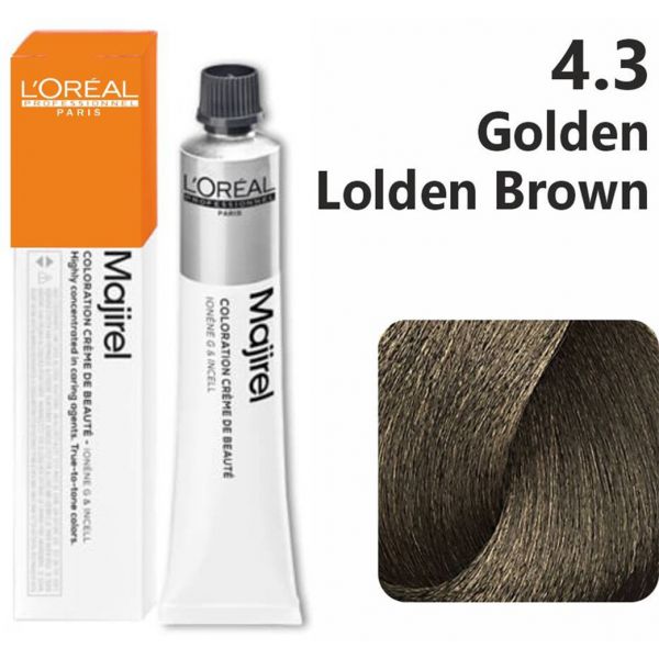 L'oreal Professionnel Paris Majirel - 4.3 (Golden Brown) - Niram Global Private Limited