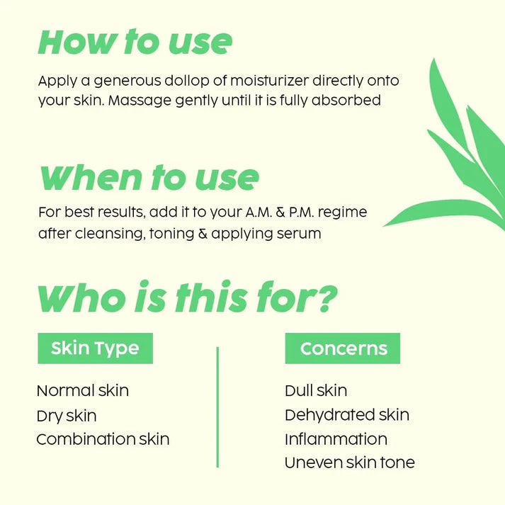 PLIX – The Plant Fix Guava Glow Smoothie Moisturizer SPF 20 | Hydrating & Brightening Daily Face Cream | 50g PLIX