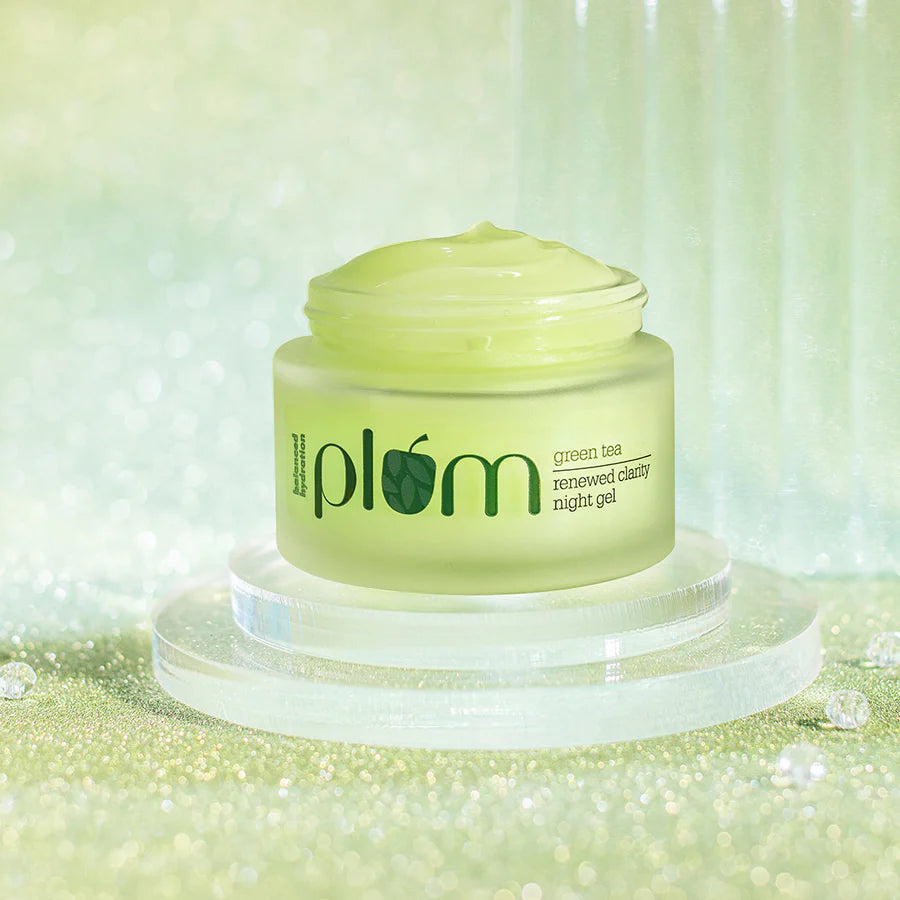 plum green tea night gel 50ml