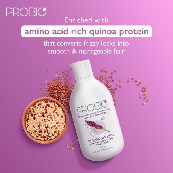 Godrej Professional Probio Quinoa Smooth Shampoo (250ml) - Niram Global Private Limited