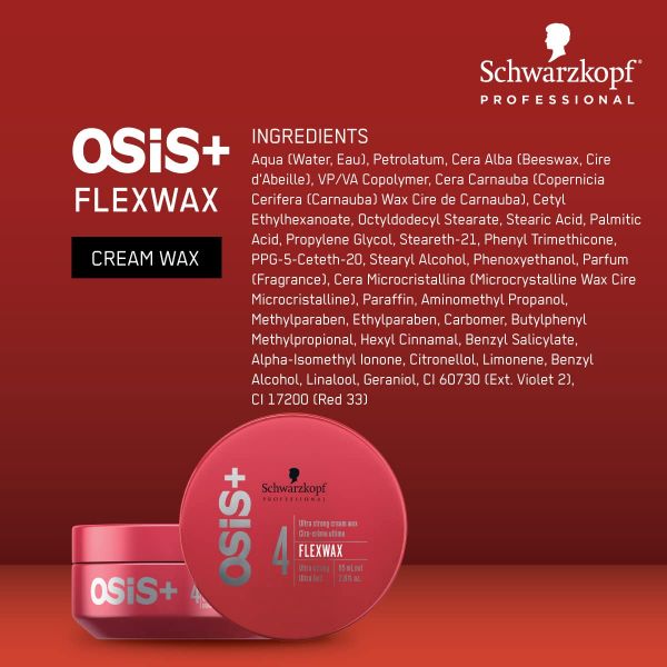 Schwarzkopf Professional Osis+ Flexwax Ultra Strong Cream Wax (85ml)