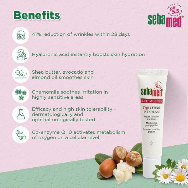 Sebamed Anti Ageing Q10 Lifting Eye Cream Ph5.5 (15ml) - Niram Global Private Limited