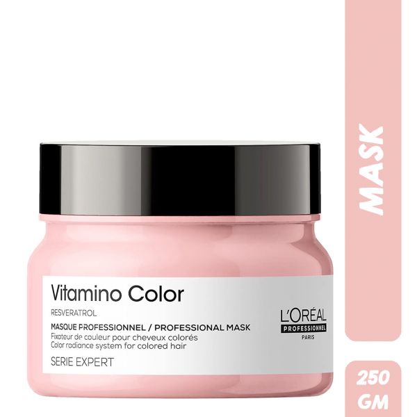 L'Oreal Professionnel Series Expert Vitamino Color Hair Mask with Resveratrol for Color-treated Hair (250gm) - Niram Global Private Limited